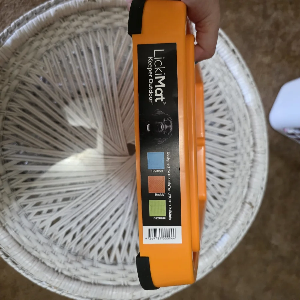 Keeper Outdoor Orange Dog Bowl